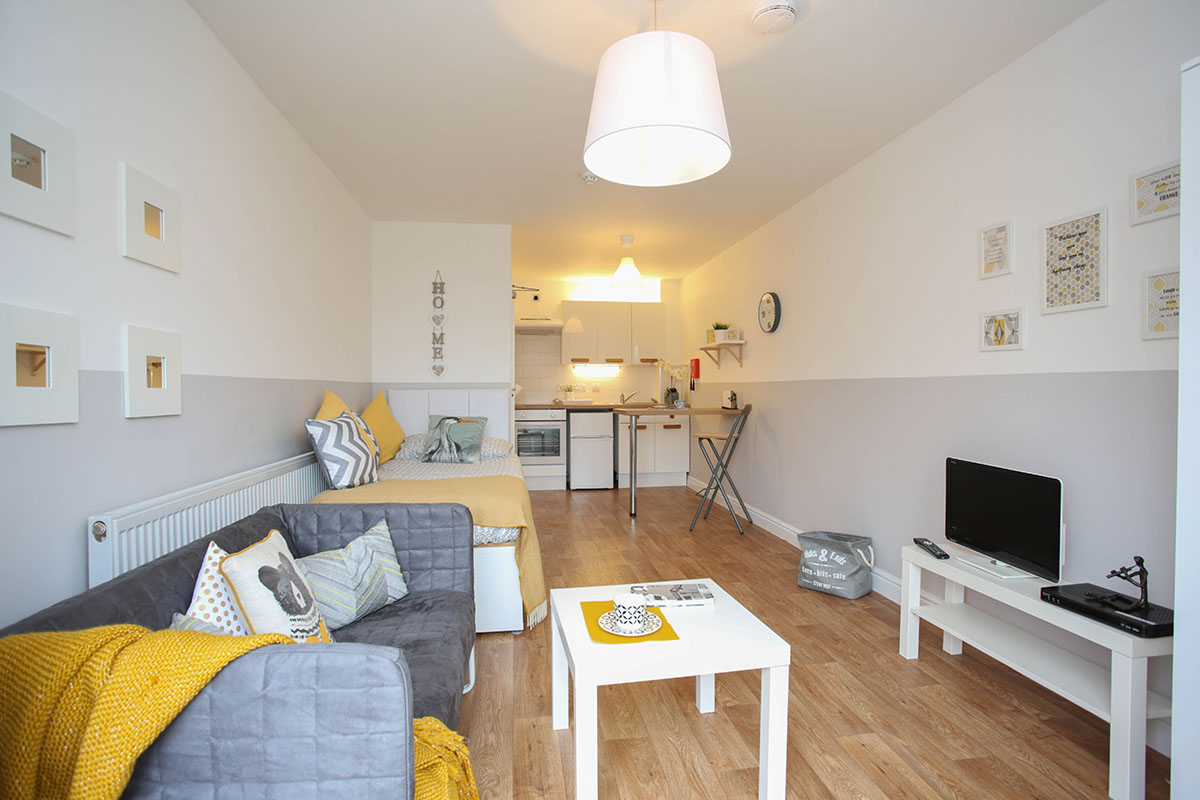 A staged flat in our Cherrytrees housing project