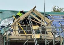 Builders working on a new dormer extension